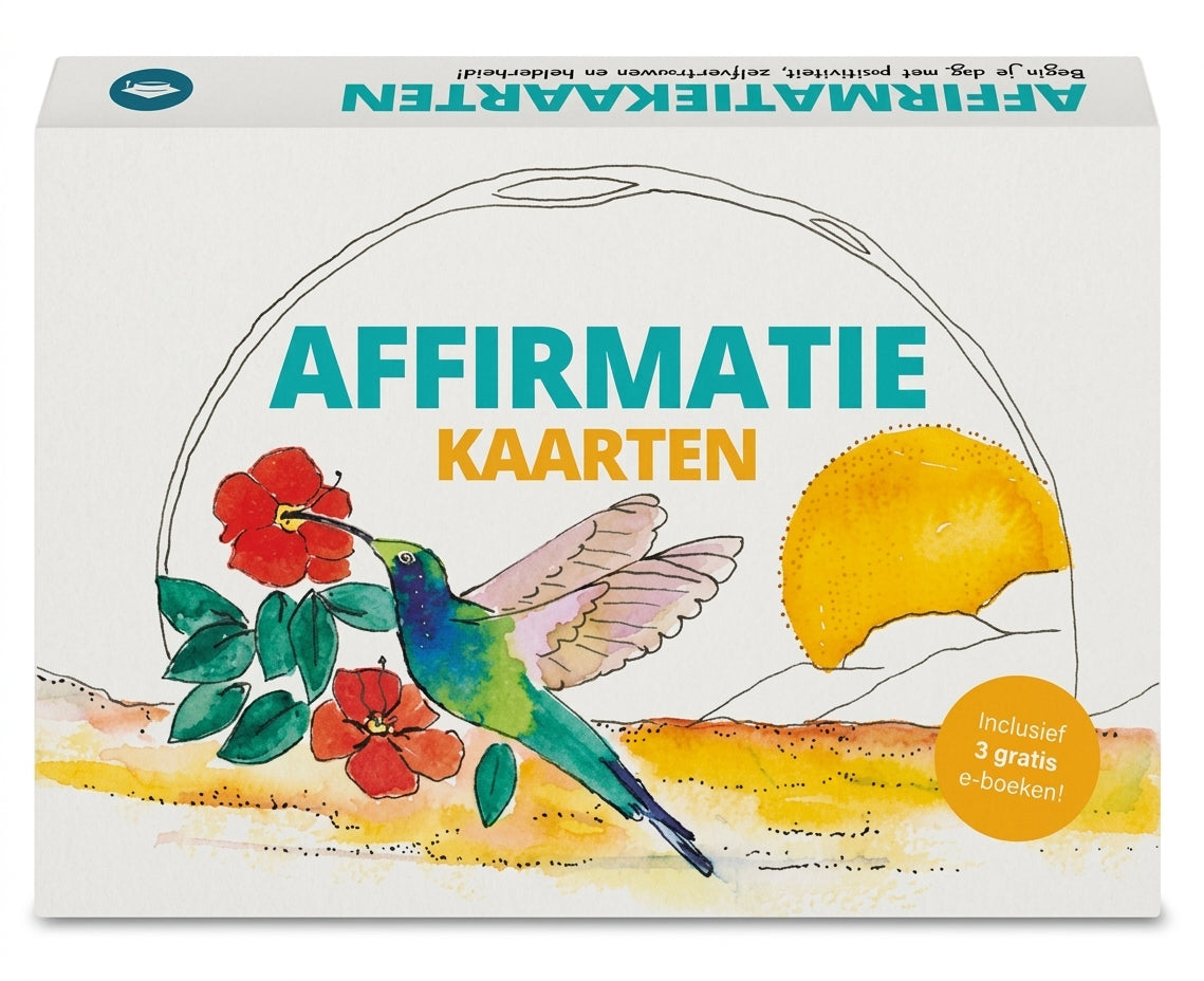 3-in-1 Kaartendeck Bundel: Affirmatiekaarten, Inspiratiekaarten & Kwaliteitenspel